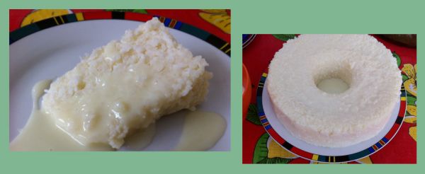 Bolo de Tapioca com coco